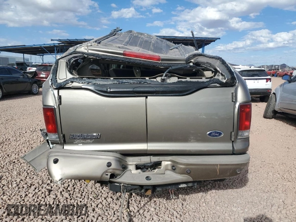 2005 Ford Excursion Eddie Bauer с VIN 1FMSU45P95EC33892, выставлен на аукционе Copart как лот 88871715 с пробегом Не указан миль и Списание • Salvage title. История ставок и продаж доступна на DreamBid. Изображение 6.