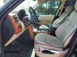 2008 Land Rover Range Rover SC with VIN SALMF13438A281942, listed as a Copart auction lot 57673775 with 140,476 mi miles and Salvage title. Bid and sale history available at DreamBid. Image 7.