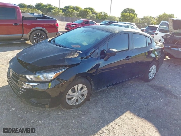 2024 Nissan Versa S with VIN 3N1CN8DV0RL869963, listed as a IAAI auction lot 39738396 with 2,893 mi miles. Bid and sale history available at carsss.com. Image 2.