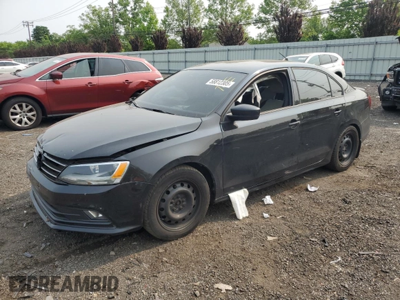 2015 Volkswagen Jetta SE with VIN 3VWD17AJ5FM217805, listed as a Copart auction lot 58812305 with 132,573 mi miles and Salvage title. Bid and sale history available at DreamBid. Image 1.