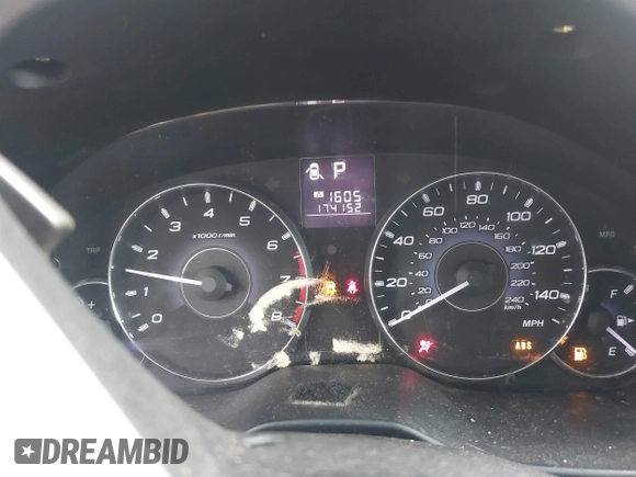 2012 Subaru Outback Limited z VIN 4S4BRCKC6C3273532, wystawiony jako IAAI lot #42369151 z przebiegiem 174 152 mil mil oraz . Historia ofert i sprzedaży dostępna na DreamBid. Obrazek 7.