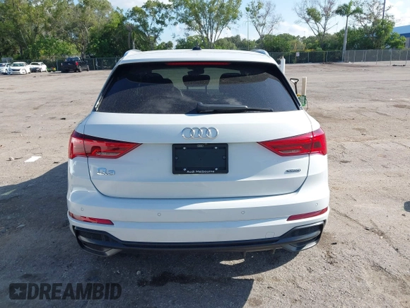 2019 Audi Q3 S line Premium with VIN WA1DECF32K1084030, listed as a IAAI auction lot 42528662 with 34,498 mi miles and . Bid and sale history available at DreamBid. Image 16.