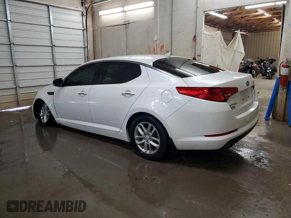 2012 Kia Optima LX with VIN KNAGM4A78C5276050, listed as a Copart auction lot 53879785 with 132,605 mi miles and Clean Title. Bid and sale history available at carsss.com. Image 2.
