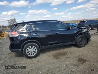 2014 Nissan Rogue SV with VIN 5N1AT2MV1EC827052, listed as a Copart auction lot 50398795 with 119,514 mi miles and Salvage Title. Bid and sale history available at DreamBid. Image 3.