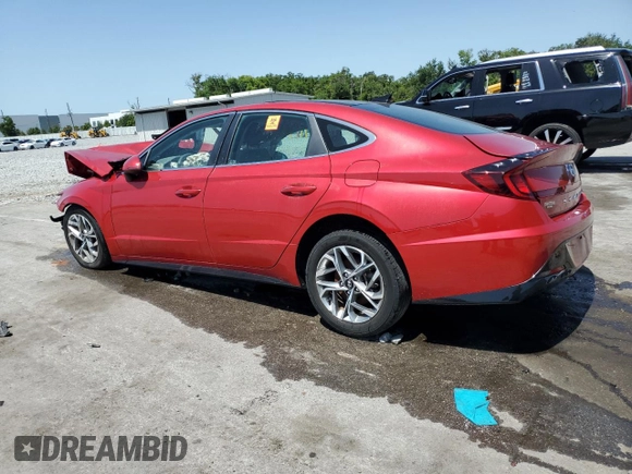 2020 Hyundai Sonata SEL z VIN 5NPEF4JA5LH024661, wystawiony jako Copart lot #56717715 z przebiegiem Nie podano mil oraz Nie do naprawy. Historia ofert i sprzedaży dostępna na DreamBid. Obrazek 2.