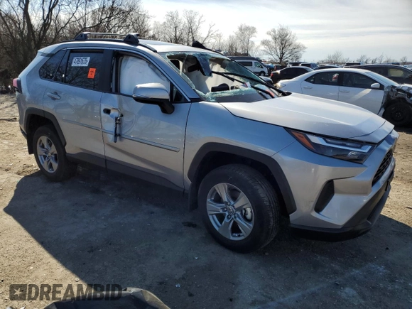 2024 Toyota RAV4 XLE with VIN 2T3P1RFV9RC473070, listed as a Copart auction lot 47891675 with 7,188 mi miles and Salvage Title. Bid and sale history available at DreamBid. Image 4.