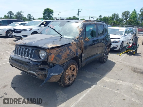 2023 Jeep Renegade Latitude with VIN ZACNJDB10PPP71320, listed as a IAAI auction lot 42174114 with 27,841 mi miles and . Bid and sale history available at carsss.com. Image 2.