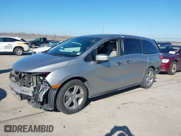 2019 Honda Odyssey EX-L with VIN 5FNRL6H76KB028490, listed as a IAAI auction lot 41636751 with 79,827 mi miles. Bid and sale history available at carsss.com. Image 17.