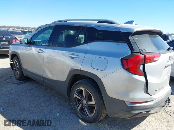 2019 GMC Terrain SLT with VIN 3GKALVEV2KL190083, listed as a IAAI auction lot 41722437 with 148,898 mi miles. Bid and sale history available at carsss.com. Image 3.
