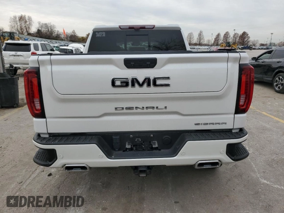 2022 GMC Sierra 1500 with VIN 3GTUUGET7NG527571, listed as a Copart auction lot 84664684 with 43,336 mi miles and Salvage Title. Bid and sale history available at DreamBid. Image 6.