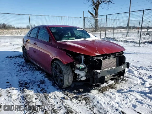 2020 Kia Forte GT-Line with VIN 3KPF34AD8LE207323, listed as a Copart auction lot 45308585 with 113,961 mi miles and Salvage Title. Bid and sale history available at carsss.com. Image 10.