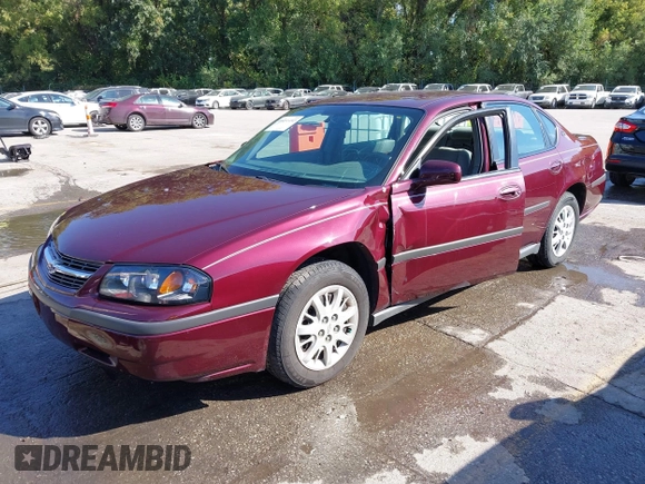 2004 Chevrolet Impala with VIN 2G1WF52E549429976, listed as a IAAI auction lot 40451492 with 55,150 mi miles. Bid and sale history available at carsss.com. Image 17.