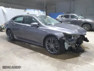 2019 Acura TLX w/A-Spec Pkg with VIN 19UUB3F61KA002637, listed as a Copart auction lot 88709515 with 87,385 mi miles and Salvage Title. Bid and sale history available at carsss.com. Image 4.