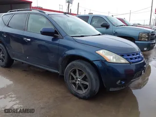 2004 Nissan Murano SE with VIN JN8AZ08WX4W340556, listed as a IAAI auction lot 41633661 with 168,570 mi miles. Bid and sale history available at carsss.com. Image 1.