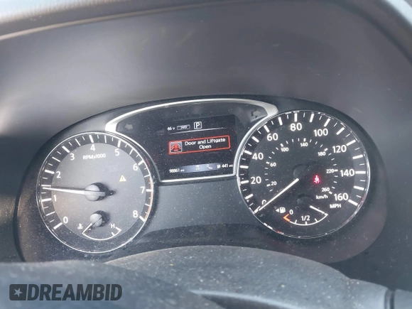 2019 Nissan Pathfinder SV with VIN 5N1DR2MM0KC650136, listed as a IAAI auction lot 42098348 with 98,861 mi miles. Bid and sale history available at carsss.com. Image 7.