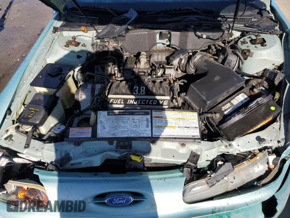 1995 Ford Taurus GL z VIN 1FALP5242SG181625, wystawiony jako Copart lot #81184774 z przebiegiem 107 385 mil mil oraz Szkoda całkowita • Salvage title. Historia ofert i sprzedaży dostępna na DreamBid. Obrazek 11.