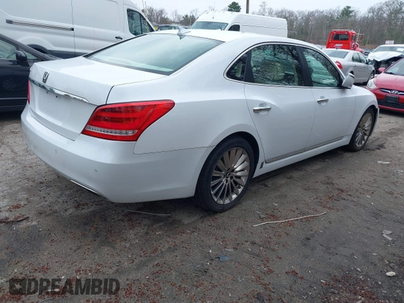 2014 Hyundai Equus Signature with VIN KMHGH4JH0EU085887, listed as a IAAI auction lot 42042823 with 77,527 mi miles and . Bid and sale history available at DreamBid. Image 4.