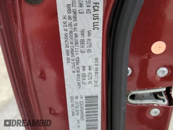 2017 Chrysler 300 C with VIN 2C3CCAEGXHH506625, listed as a Copart auction lot 89386855 with 88,336 mi miles and Salvage Title. Bid and sale history available at DreamBid. Image 13.