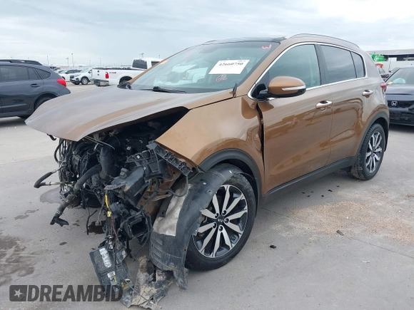 2017 Kia Sportage EX z VIN KNDPN3AC2H7053067, wystawiony jako IAAI lot #42660750 z przebiegiem Nie podano mil oraz . Historia ofert i sprzedaży dostępna na DreamBid. Obrazek 19.