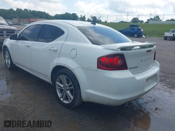 2012 Dodge Avenger SXT z VIN 1C3CDZCB8CN265750, wystawiony jako IAAI lot #42473685 z przebiegiem 163 788 mil mil oraz . Historia ofert i sprzedaży dostępna na DreamBid. Obrazek 3.