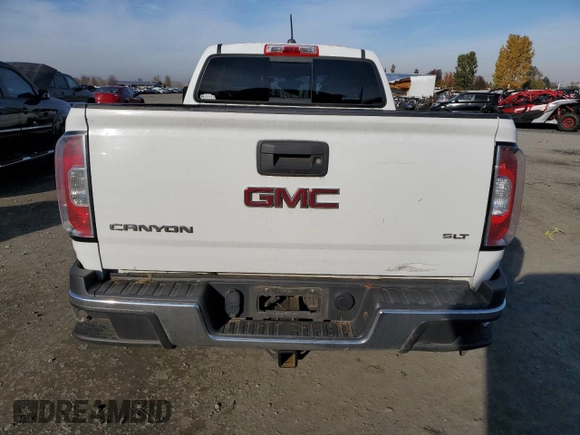 2017 GMC Canyon 4WD SLT with VIN 1GTP6DE18H1197673, listed as a Copart auction lot 79875594 with 182,138 mi miles and Salvage Title. Bid and sale history available at carsss.com. Image 6.