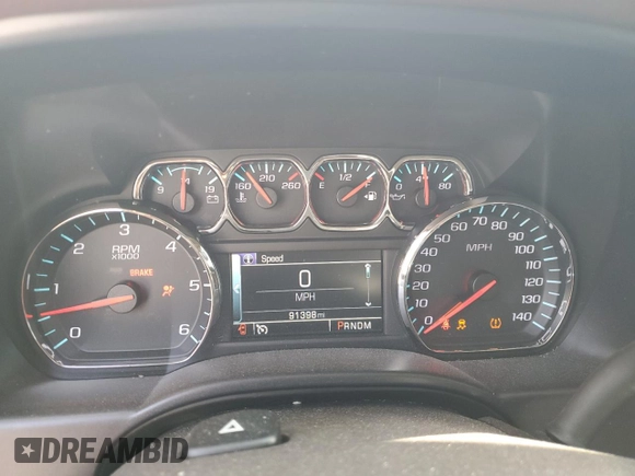 2014 Chevrolet Silverado 1500 High Country with VIN 3GCUKTEC6EG438556, listed as a Copart auction lot 54818993 with 91,398 mi miles and Salvage Title. Bid and sale history available at DreamBid. Image 9.