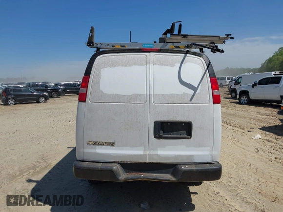 2021 Chevrolet Express Cargo with VIN 1GCWGAFP2M1262456, listed as a IAAI auction lot 42007767 with 56,144 mi miles and . Bid and sale history available at DreamBid. Image 16.