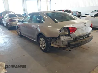 2013 Volkswagen Passat S with VIN 1VWAP7A38DC014523, listed as a IAAI auction lot 42239027 with 116,766 mi miles and . Bid and sale history available at DreamBid. Image 3.