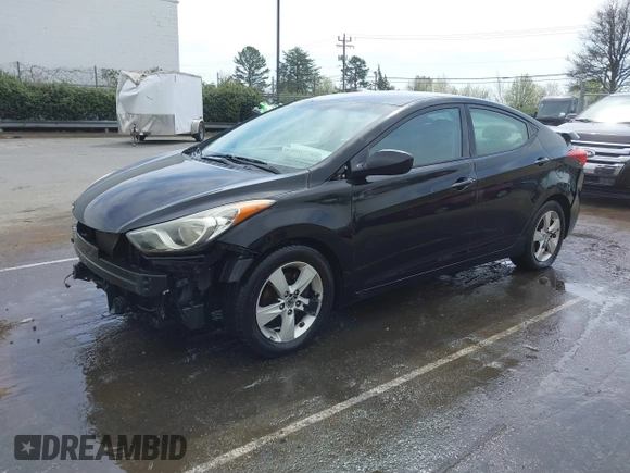 2012 Hyundai Elantra Limited with VIN KMHDH4AE4CU288870, listed as a IAAI auction lot 41793674 with 211,754 mi miles. Bid and sale history available at carsss.com. Image 2.
