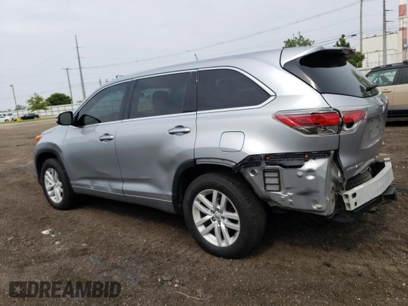 2015 Toyota Highlander LE z VIN 5TDBKRFH2FS121445, wystawiony jako Copart lot #57649785 z przebiegiem 220 455 mil mil oraz Czysty tytuł • Clean title. Historia ofert i sprzedaży dostępna na DreamBid. Obrazek 2.