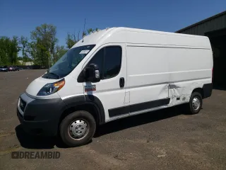 2021 Ram ProMaster Cargo with VIN 3C6LRVDG8ME558724, listed as a Copart auction lot 56369615 with 167,072 mi miles and Clean Title. Bid and sale history available at DreamBid. Image 1.