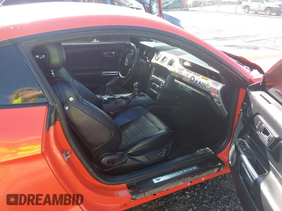 2015 Ford Mustang EcoBoost with VIN 1FA6P8TH7F5354783, listed as a IAAI auction lot 41661953 with 120,000 mi miles and . Bid and sale history available at carsss.com. Image 5.