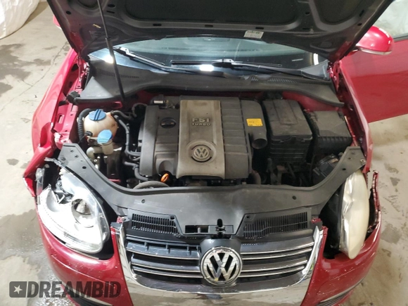 2008 Volkswagen Jetta Wolfsburg Edition with VIN 3VWRJ71K48M123206, listed as a Copart auction lot 66570624 with 190,432 mi miles and Salvage title. Bid and sale history available at DreamBid. Image 11.
