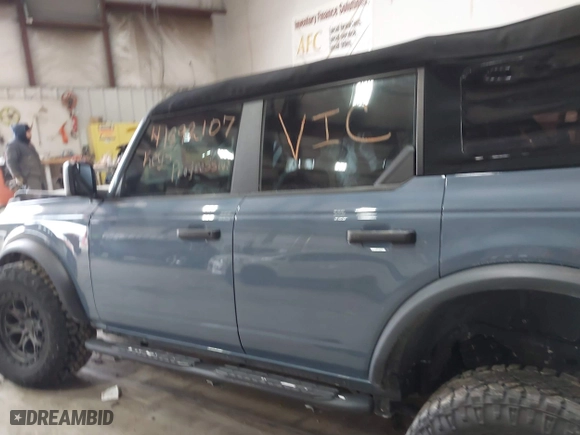 2023 Ford Bronco with VIN 1FMDE5BH2PLB16114, listed as a IAAI auction lot 41392107 with 37,400 mi miles. Bid and sale history available at carsss.com. Image 14.