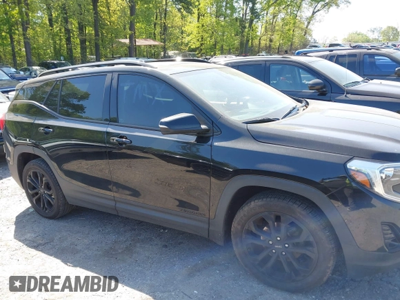2020 GMC Terrain SLT with VIN 3GKALPEV4LL171645, listed as a IAAI auction lot 42029684 with 90,819 mi miles. Bid and sale history available at carsss.com. Image 12.