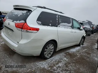 2012 Toyota Sienna XLE with VIN 5TDDK3DC4CS030704, listed as a Copart auction lot 44935165 with 120,890 mi miles and Salvage title. Bid and sale history available at DreamBid. Image 3.