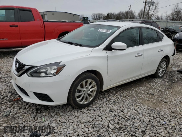 2018 Nissan Sentra S with VIN 3N1AB7AP8JY204249, listed as a Copart auction lot 51327885 with 172,568 mi miles and Clean Title. Bid and sale history available at DreamBid. Image 1.