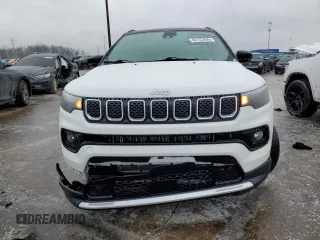 2023 Jeep Compass Limited with VIN 3C4NJDCN0PT531701, listed as a Copart auction lot 44122455 with 16,497 mi miles and Salvage Title. Bid and sale history available at carsss.com. Image 5.
