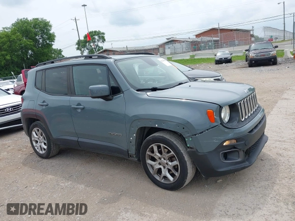 2017 Jeep Renegade Latitude z VIN ZACCJABB4HPF52900, wystawiony jako IAAI lot #42240340 z przebiegiem 110 658 mil mil oraz . Historia ofert i sprzedaży dostępna na DreamBid. Obrazek 13.