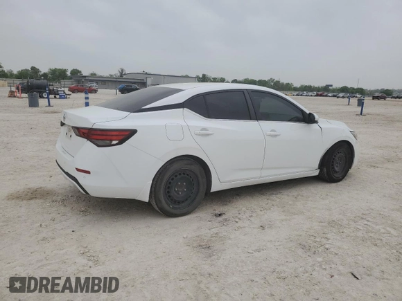 2020 Nissan Sentra S with VIN 3N1AB8BV9LY301210, listed as a Copart auction lot 50958345 with 96,299 mi miles and Salvage Title. Bid and sale history available at DreamBid. Image 3.