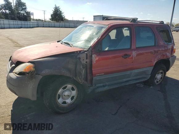 2001 Ford Escape XLS with VIN 1FMYU021X1KA95701, listed as a Copart auction lot 76782574 with 139,174 mi miles and Salvage Title. Bid and sale history available at carsss.com. Image 1.
