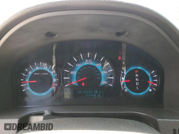 2012 Ford Fusion SE with VIN 3FAHP0HA2CR316408, listed as a Copart auction lot 52747515 with 143,948 mi miles and Salvage Title. Bid and sale history available at DreamBid. Image 9.