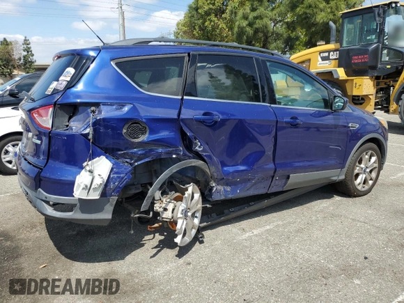 2015 Ford Escape SE with VIN 1FMCU0GX0FUC12849, listed as a Copart auction lot 54771305 with 90,287 mi miles and Salvage Title. Bid and sale history available at carsss.com. Image 3.