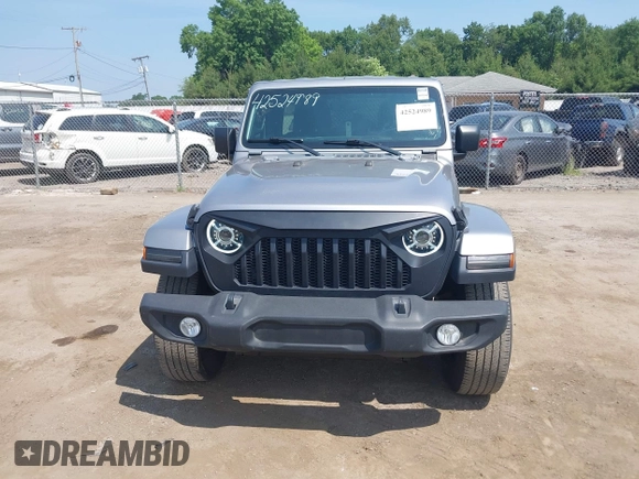 2019 Jeep Wrangler Unlimited Sahara with VIN 1C4HJXEN5KW542403, listed as a IAAI auction lot 42524989 with 60,451 mi miles and . Bid and sale history available at DreamBid. Image 6.