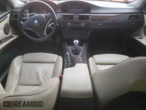 2011 BMW 3 Series 335i xDrive with VIN WBAKF9C54BE247382, listed as a Copart auction lot 89241285 with 79,292 mi miles and Salvage Title. Bid and sale history available at carsss.com. Image 8.