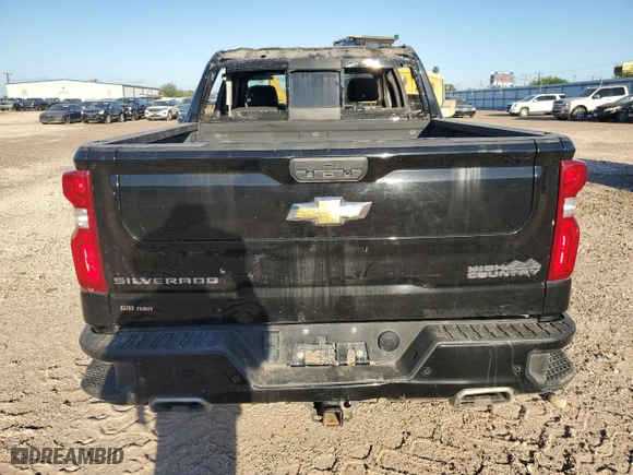 2022 Chevrolet Silverado 1500 LTD High Country with VIN 3GCUYHELXNG161132, listed as a Copart auction lot 74060234 with 0 mi miles and Clean Title. Bid and sale history available at carsss.com. Image 6.
