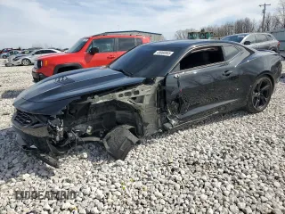 2021 Chevrolet Camaro 1SS with VIN 1G1FF1R78M0105057, listed as a Copart auction lot 49080955 with 38,589 mi miles and Salvage Title. Bid and sale history available at carsss.com. Image 1.