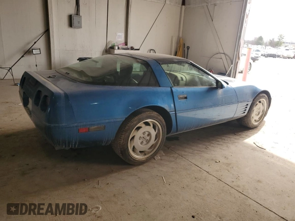 1992 Chevrolet Corvette with VIN 1G1YY23PXN5118138, listed as a Copart auction lot 47565185 with Not provided miles and Salvage title. Bid and sale history available at DreamBid. Image 3.