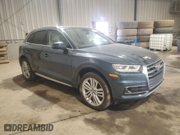 2018 Audi Q5 Prestige with VIN WA1CNAFY3J2130517, listed as a Copart auction lot 48870875 with 53,562 mi miles and Salvage Title. Bid and sale history available at carsss.com. Image 4.