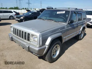 2001 Jeep Cherokee Sport with VIN 1J4FF58S61L540796, listed as a Copart auction lot 62384895 with 209,294 mi miles and Clean title. Bid and sale history available at DreamBid. Image 1.